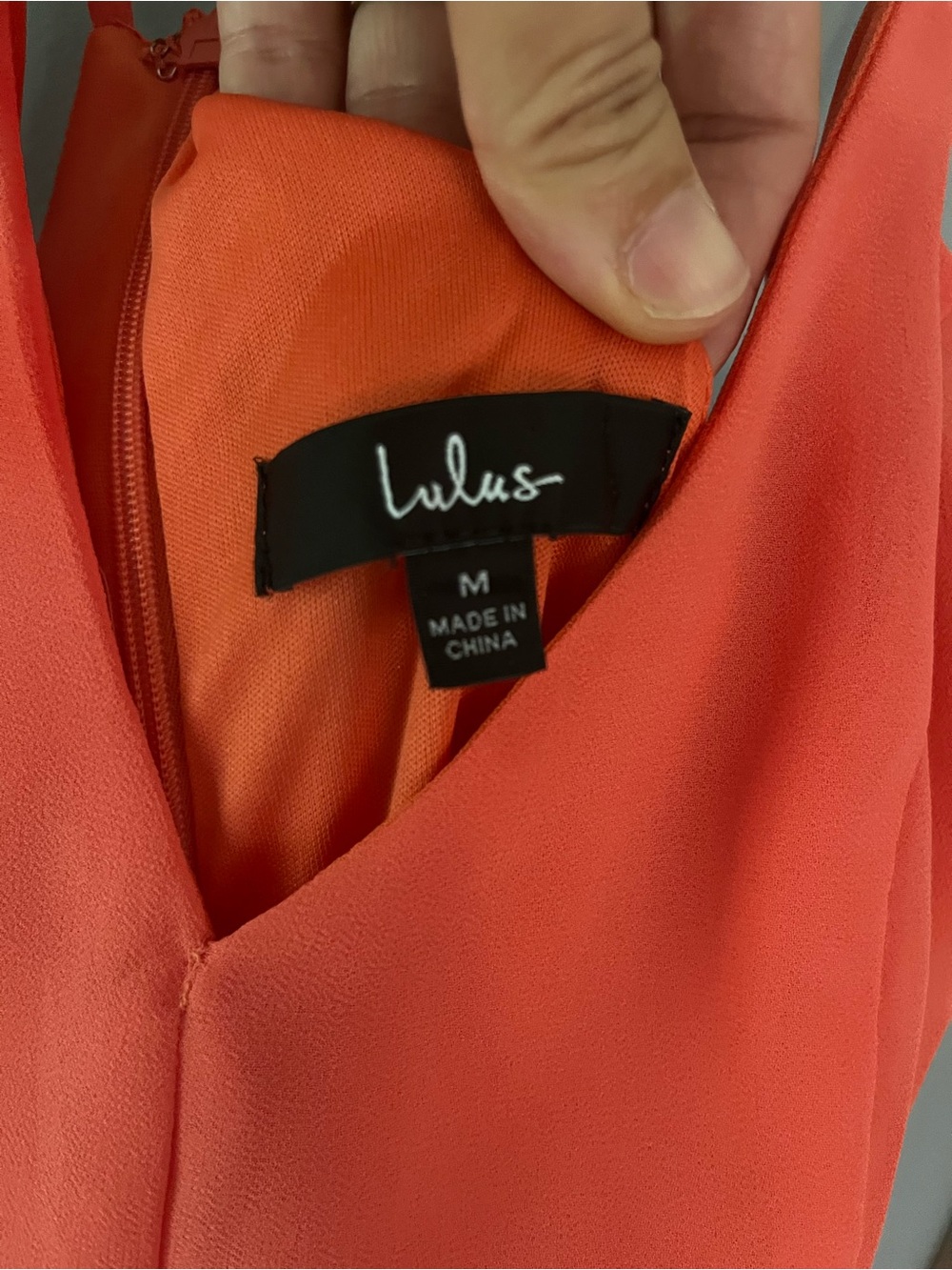 Lulu's Orange/Red High-Low Ruffle Maxi Dress - Picture 2 of 2